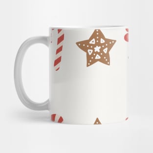 Christmas Items In Rows Mug